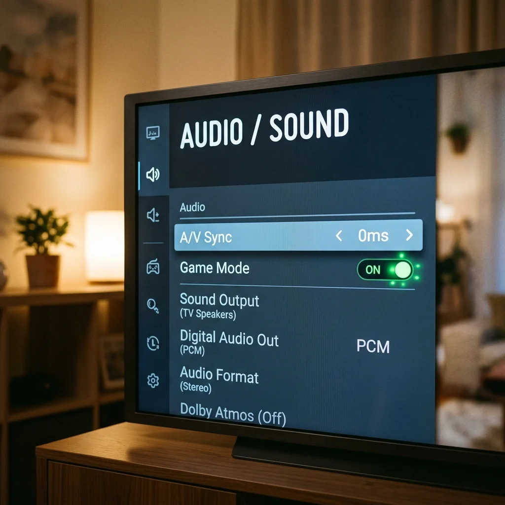 Fixing karaoke audio lag on TV