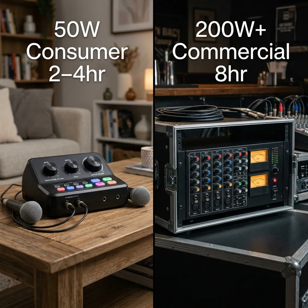 Split comparison of consumer 50W <a href=