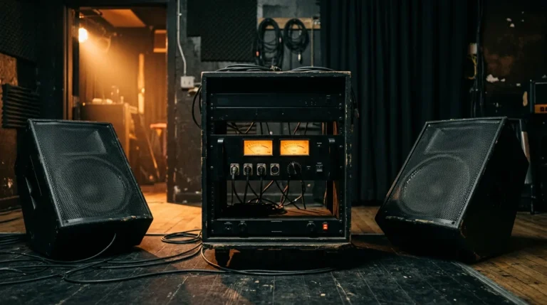 VocoPro Karaoke Machine DA-4000 Pro in audio rack