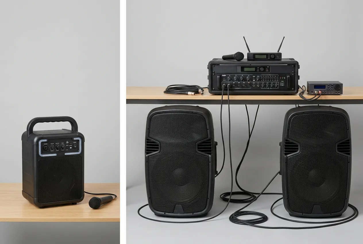 VocoPro Component System vs Consumer All-In-One Karaoke Machine