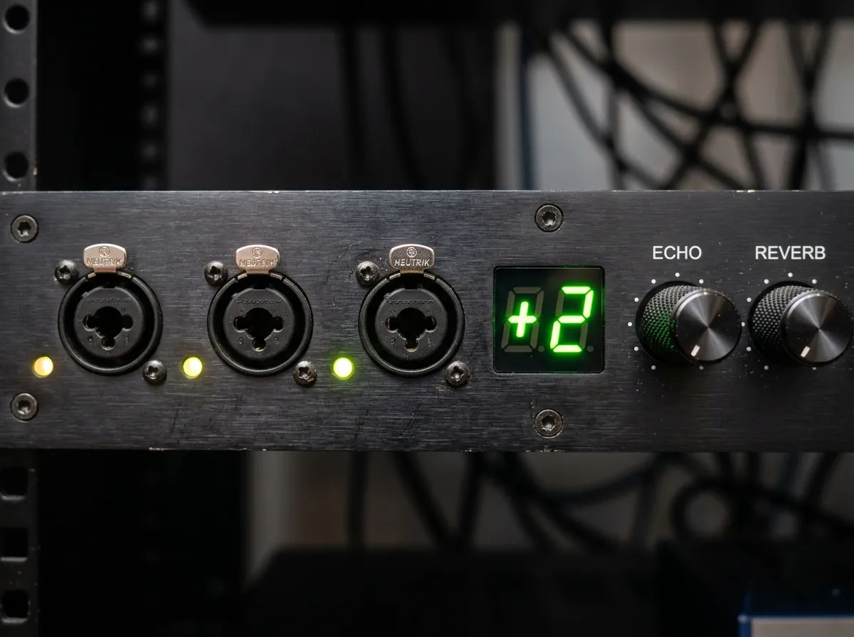 VocoPro DA-4000 Pro Amplifier specs macro view