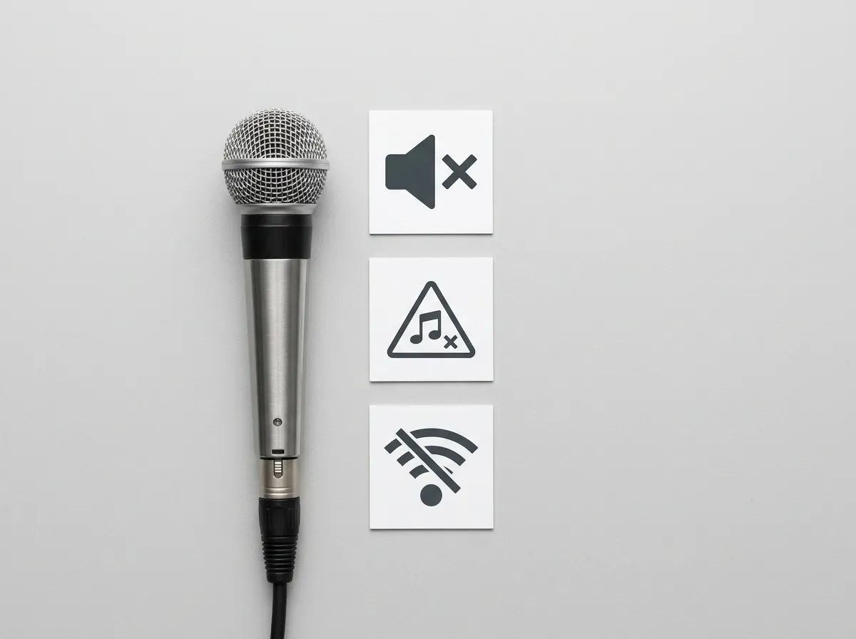 Visual checklist for diagnosing silent, out-of-key, or cutting-out pitch correction