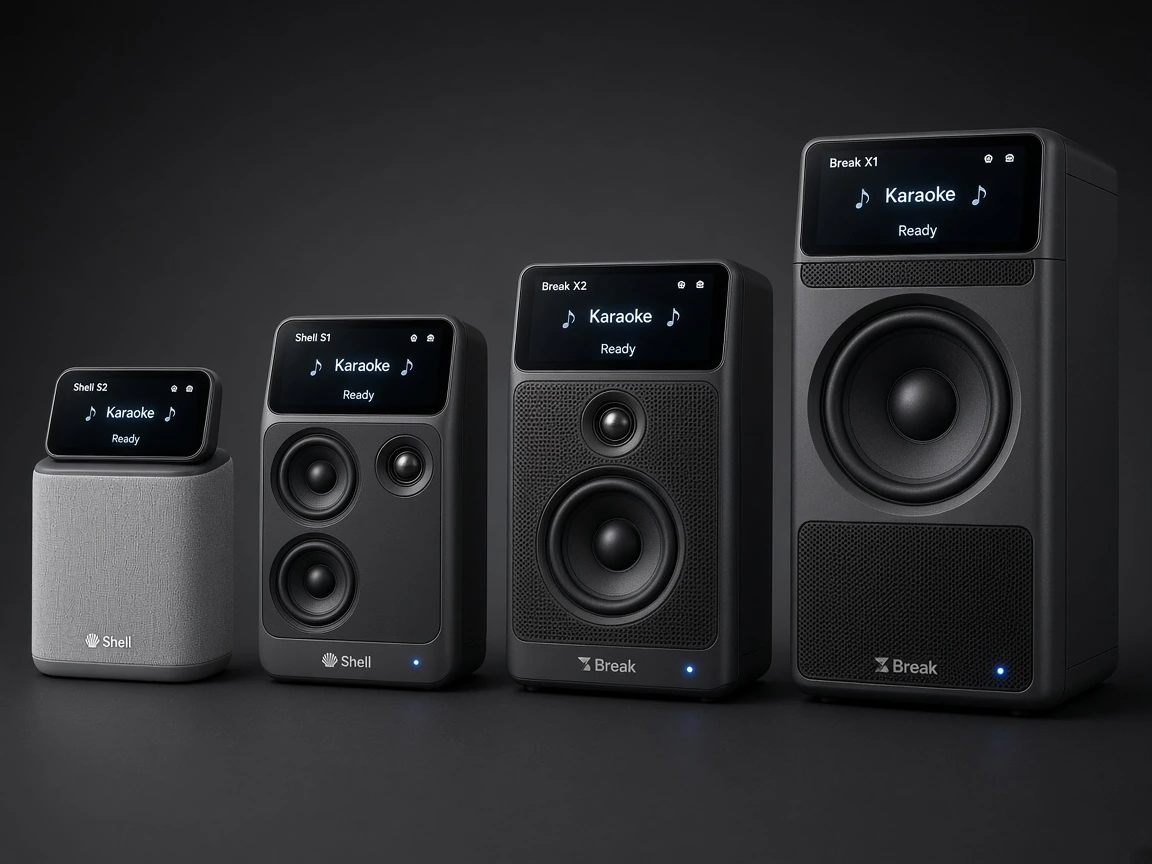 iKarao karaoke machine speaker hardware and peak power comparison