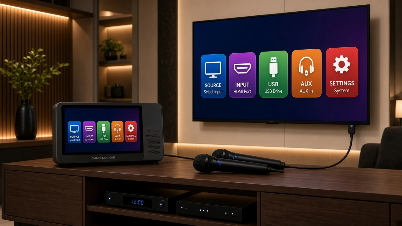 iKarao Shell S1 HDMI connection to a TV