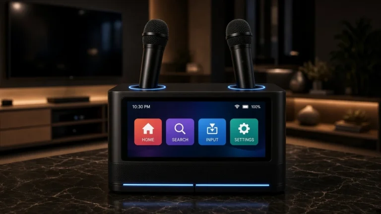 iKarao Shell S1 smart karaoke machine with 10.1-inch touchscreen