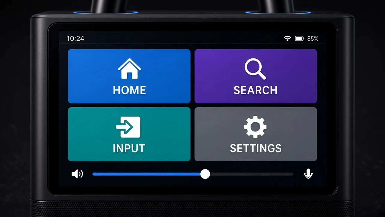 iKarao Shell S1 10.1-inch touchscreen close-up